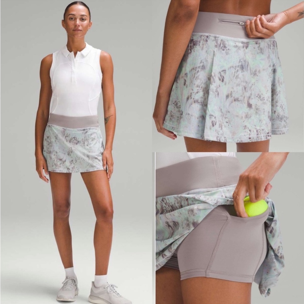 Lululemon Pace Rival Mid Rise Skirt - Long